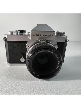 Nikkormat FT2 35mm SLR Camera w/50mm f/2 Lens.